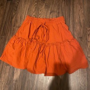 Burnt Orange Skirt
